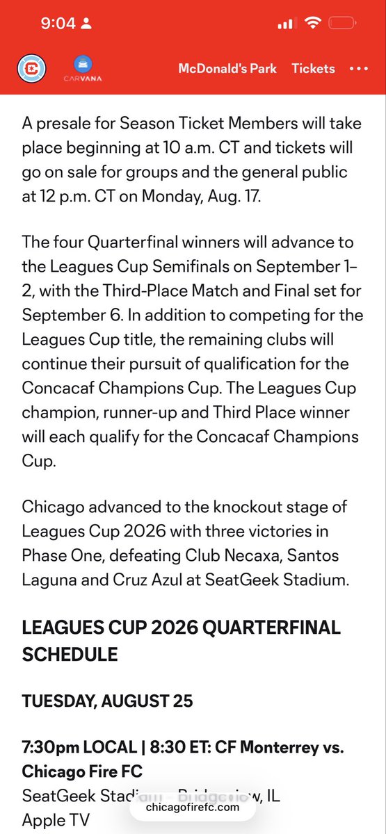 sdvlc17's tweet photo. @saultrejomena @ChicagoFire @LeaguesCup https://t.co/lxVasdO9rp