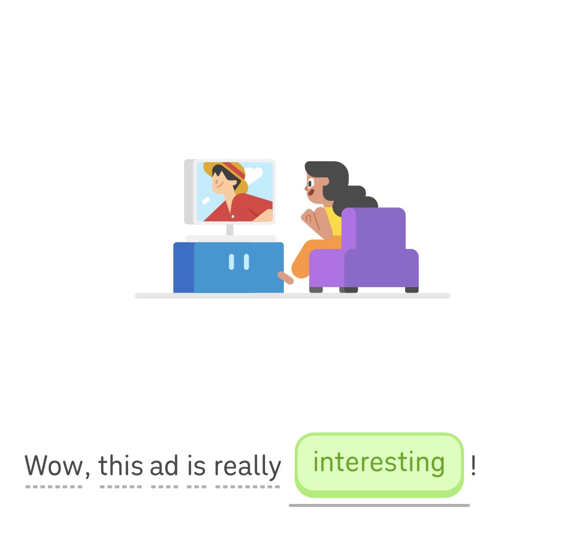onepiecepanel's tweet photo. The One Piece reference in Duolingo 🤣 https://t.co/skbQJkmexN