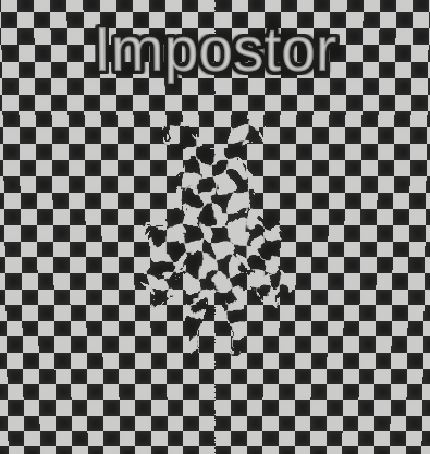 EmptyCansLab's tweet photo. A comparison between the Impostor and the original with Distortion Only enabled. https://t.co/VYagVEvBIk