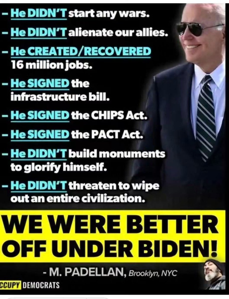 Christo12919382's tweet photo. We were WAY BETTER under Biden! https://t.co/weJSadEuCD