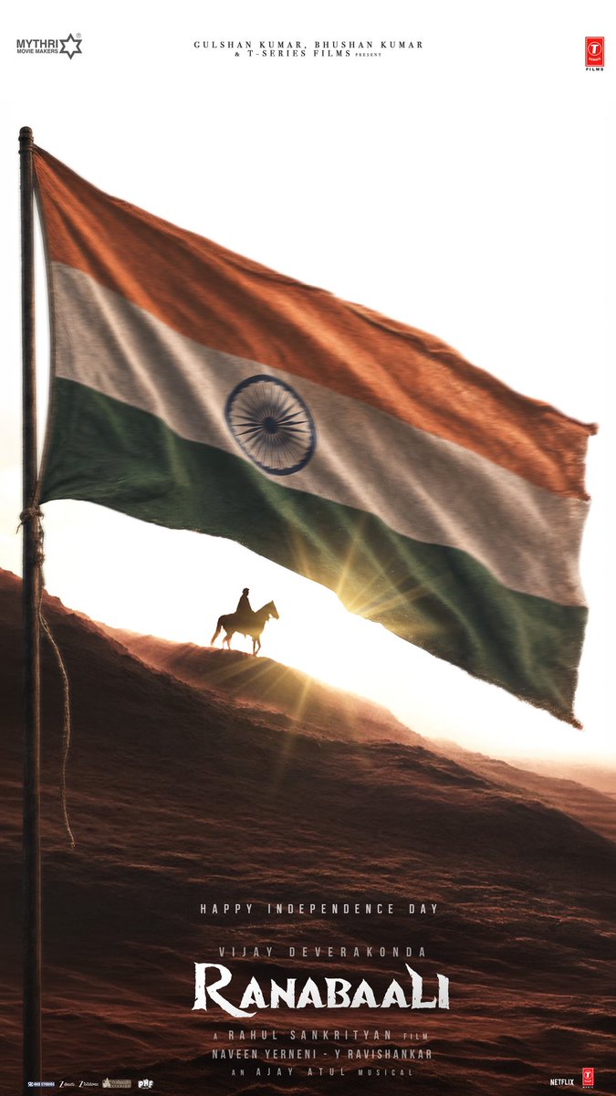 Rahul_Sankrityn's tweet photo. In the journey of researching #Ranabaali, I came across some devastating truths and, at the same time, discovered something extraordinary about this ancient land we call our nation.

A thousand years of invasions.
Countless wounds. Some remembered, many forgotten.
Deep scars and stories that we hardly know is just the tip of the iceberg. 

And yet, this land endured.

Patient. Peaceful. Loving. Resilient.

Today, within just 80 years of Independence, India stands tall, proud, self-reliant, and with a renewed sense of self-respect.

To me, Independence is not a story that begins and ends with the freedom struggle of the 20th century. It belongs to a much longer history of resistance to generations who refused to surrender, and to countless lives lost to oppression and injustice across centuries.

#Ranabaali is one such story from that forgotten past.

A story we will bring to you very soon.

Wishing my nation, and every brother and sister of this motherland, a very Happy Independence Day. 🇮🇳

An update on the film:
Post-production is in full swing.

Expect the TEASER soon. 🔥

#HappyIndependenceDay #Ranabaali 

@TheDeverakonda @iamRashmika @Rahul_Sankrityn @MythriOfficial #ArnoldVosloo @AjayAtulOnline @nirav_dop #JishnuBhattacharjee #ShivamRao #ArchanaaAkhilRao #KarthikaSrinivas #YannickBen #AndyLongNguyen #BhushanKumar #KrishanKumar @TSeries @shivchanana @neerajkalyan_24 @RanabaaliFilm