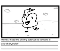 SayzSammy's tweet photo. Sneakpeek for #BFBBTSHE!
Storyboards are nearly finished, time to move on to ANIMATION!!
Storyboard by @MAWUCAT 
Credits to them!! https://t.co/qzuoKBJmK3
