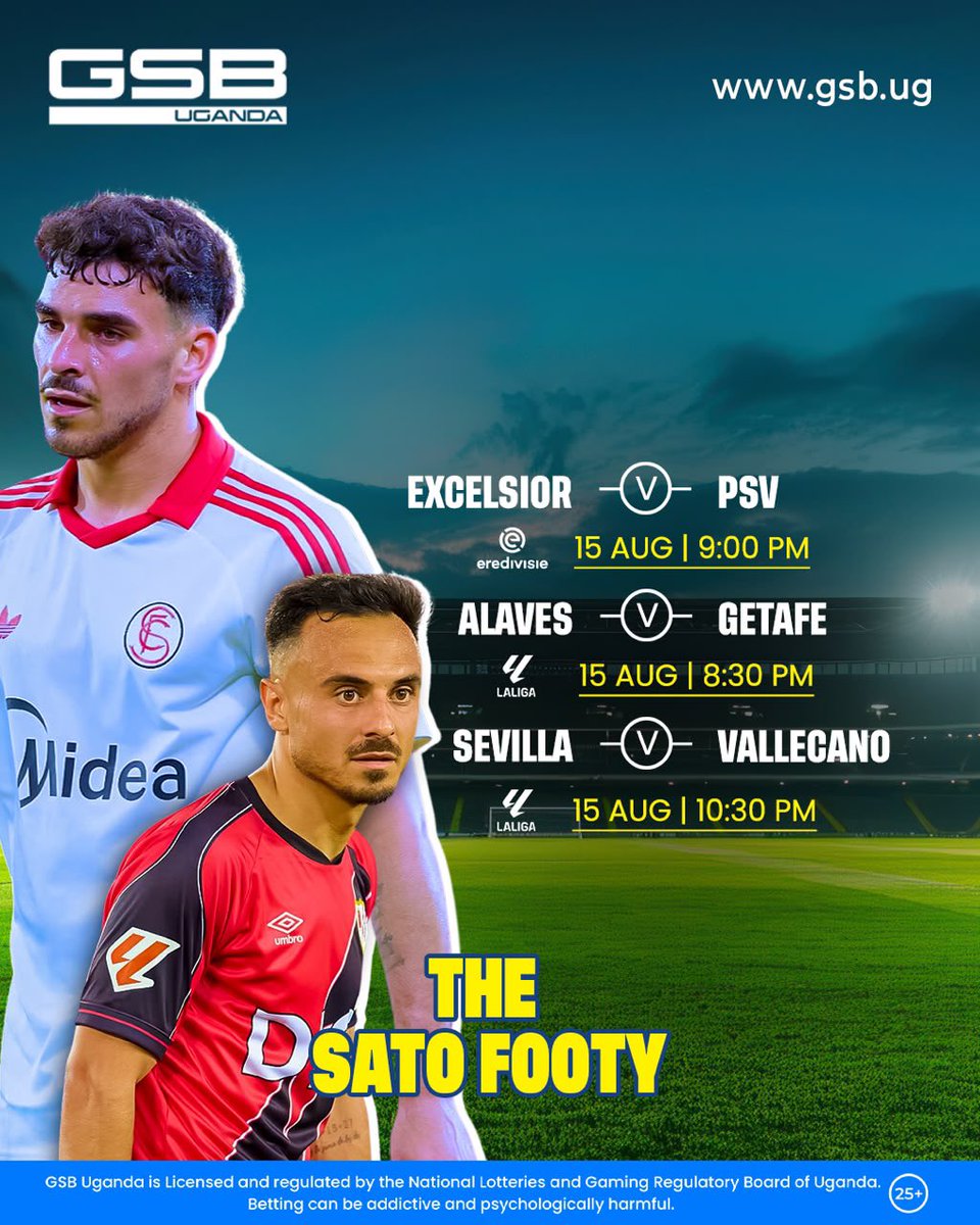 TheosBarham11's tweet photo. The Spanish La Liga Returns! Can Sevilla give us the bag against Rayo Vallecano!

Click https://t.co/Z6kKMweE28 to Bet Now @GSB_Uganda #Theos https://t.co/XaDB39k5c0
