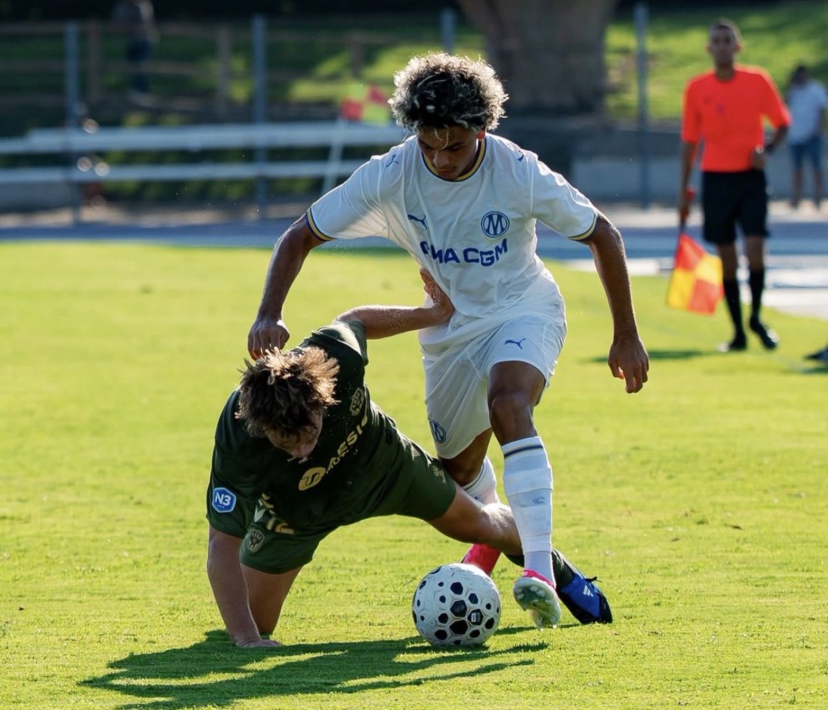 BeloMediaFoot's tweet photo. U19 National – Pré-saison 

🔵⚪️✔️ Victoire de l’OM 4-0 face à Monaco, grâce à des buts de Saïd Remadnia, Ziyad Baha et un doublé de Milan Leccese. #TeamOM https://t.co/VL9MS8ZHKR