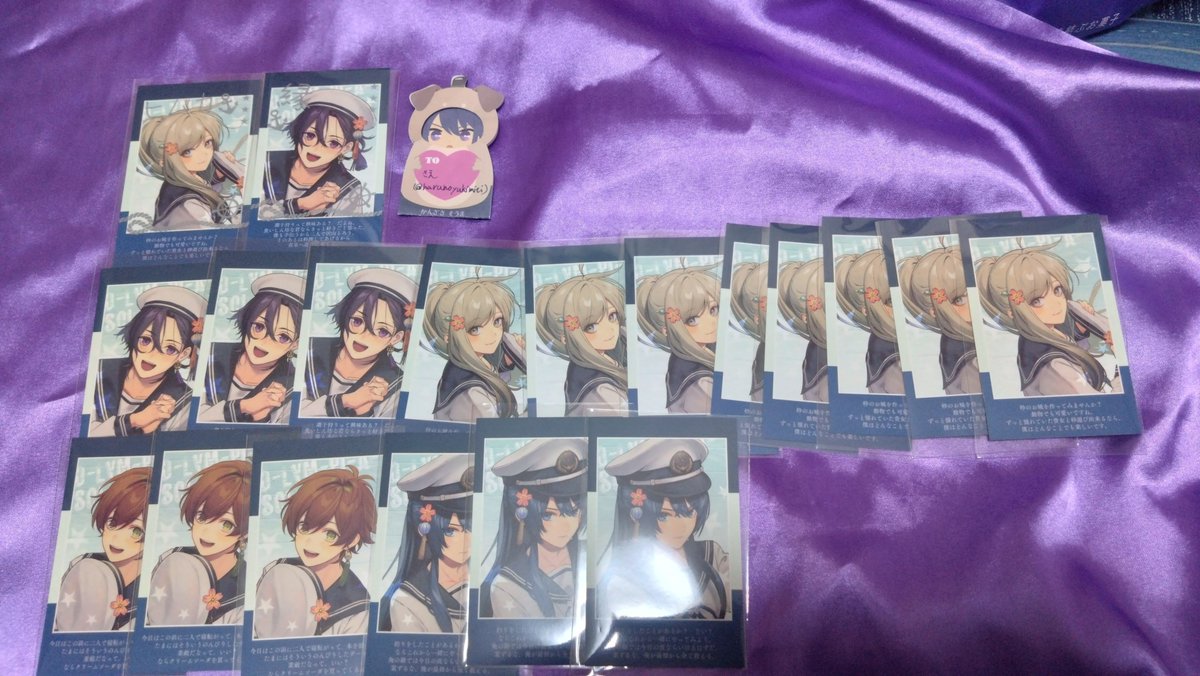 harunoyukimiti's tweet photo. 【交換】オトマ オトメイトその他
マツリカ
譲:画像1-3
求:フォトカ燕來（2026オトマ>その他）
オトパ、横浜手渡し、郵送
一部キャラ除き任意のもの含んでの纏めてのご交換◎（お求めのもの⇔燕來、任意のもの）
よろしくお願いします🙇 https://t.co/WLQuwZtFNq