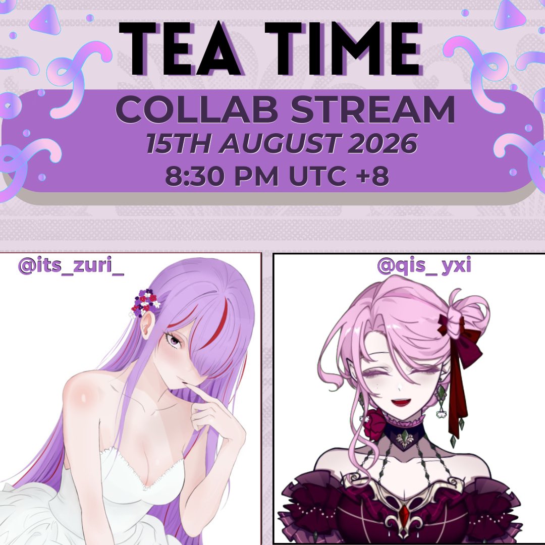 its_zuri_'s tweet photo. See ya soon for another Tea time 

I am so proud of how this graphic turned out at the end 

Twitch: https://t.co/21bwT8EYcf https://t.co/81oBCTqG0B