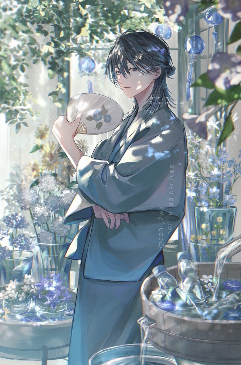 aohi_2wa's tweet photo. 花屋（夏） https://t.co/fu3kaVRWy0