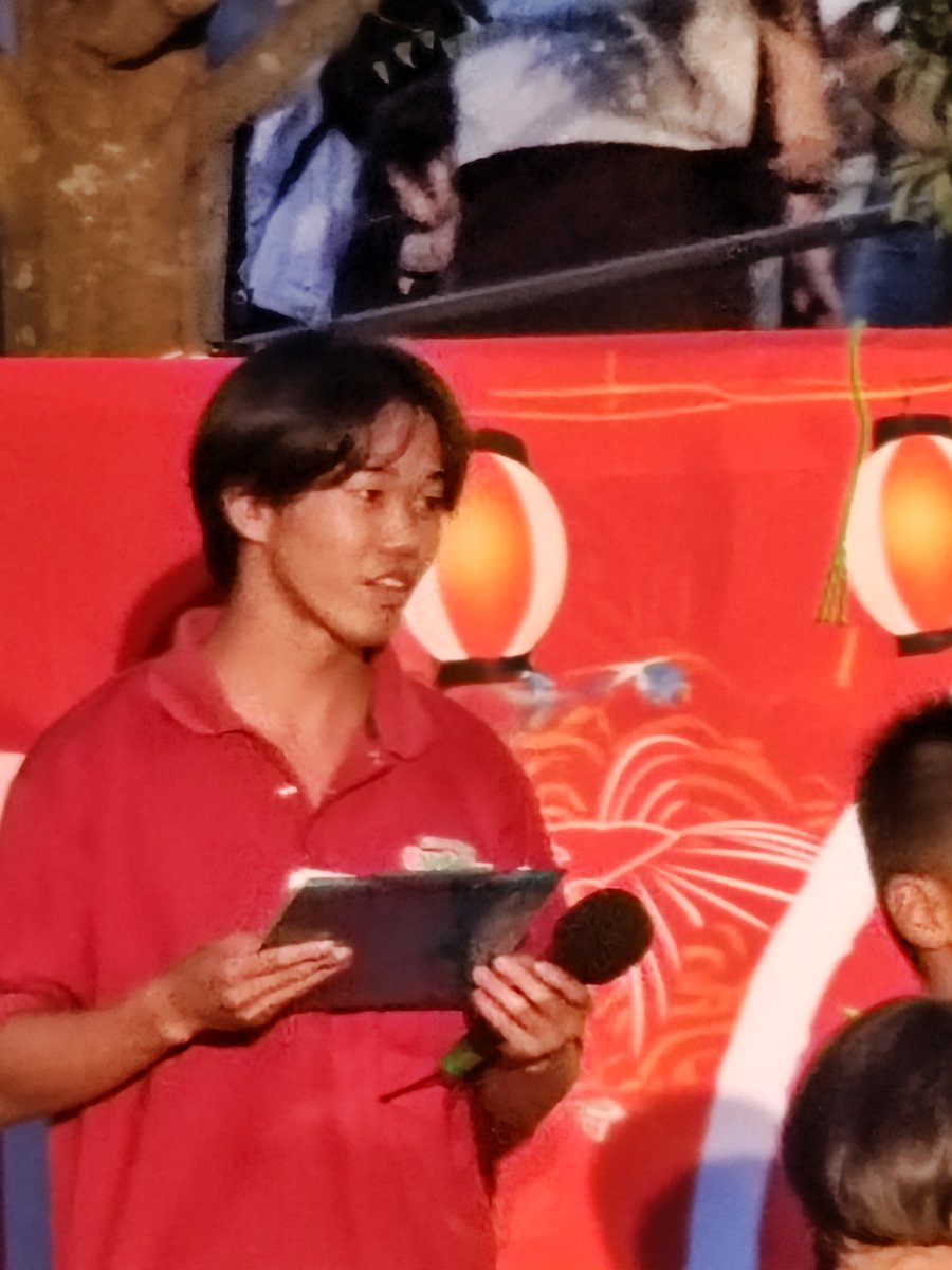 konbu1973's tweet photo. 夏祭りに駆��つけた富田さん🥰
動物○×クイズコーナーで
司会を務めたお二人✨ https://t.co/HbiXPNO94c