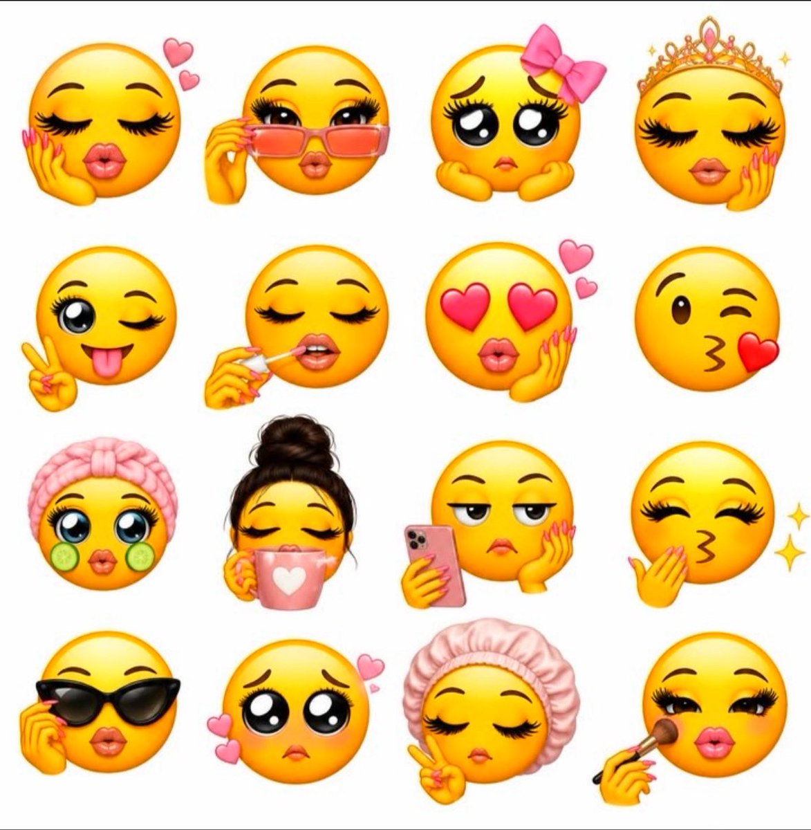 Yld0z's tweet photo. الله😭♥️
ليش ما يعطونا ايموجيز كيوت كذا بالكيبورد؟؟؟
ايموجي الملكه يجنننننننننننن👑😍 https://t.co/uRyLeo1gru