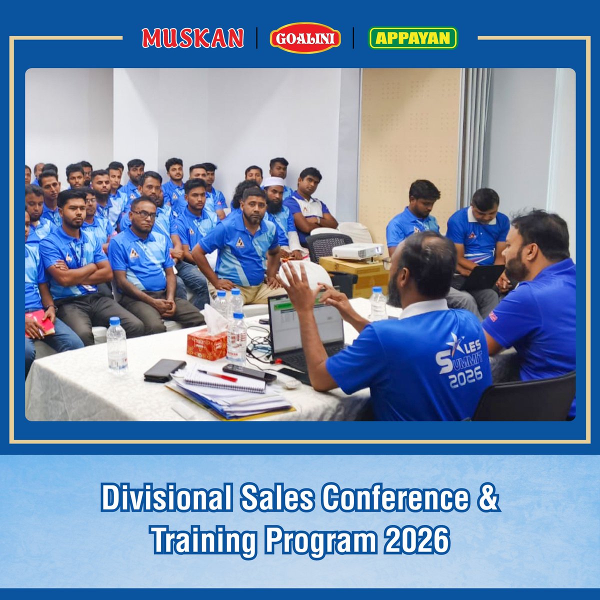 Muskanbysagroup's tweet photo. S.A Group of Industries recently organized a comprehensive Sales Representative (SR) Training in Dhaka, titled “Divisional Sales Conference &amp; Training Program 2026.” https://t.co/NuBf2jNyLt