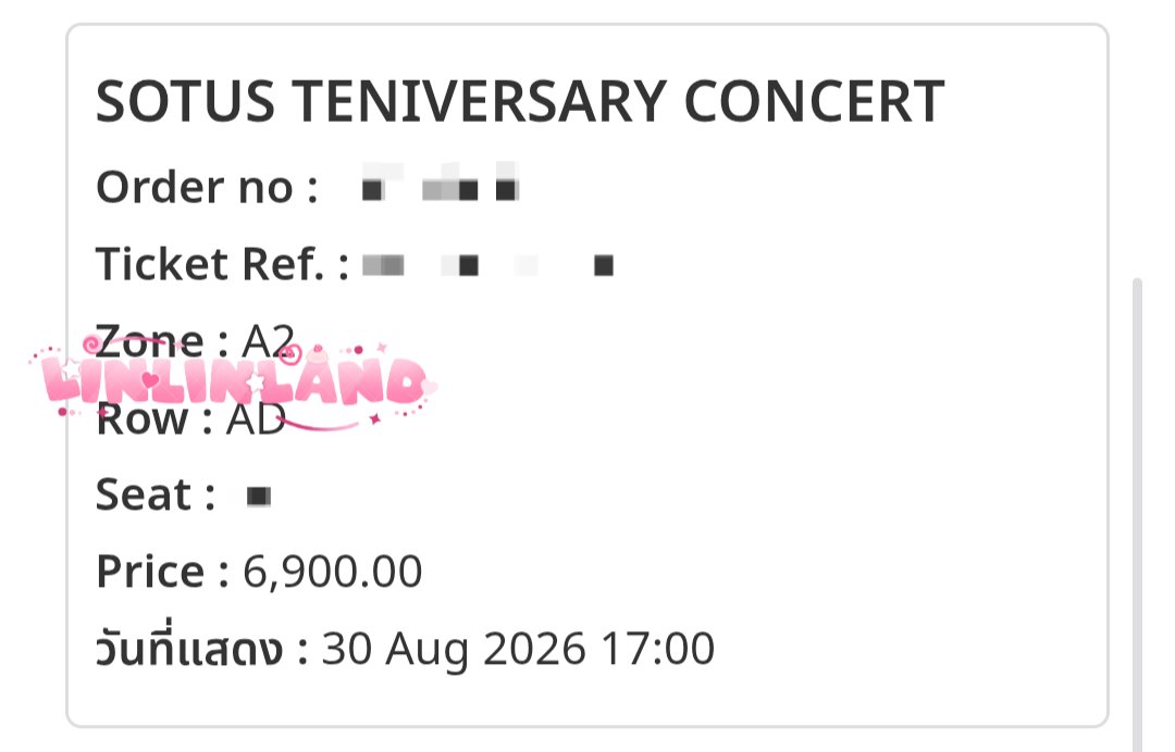 mymiigacha's tweet photo. [ไม่อัพ / Original Price]
wts / All Benefits

เบเนครบ รวมสิทธิ์สุ่ม 2:1
ราคา - 6900 บาท +ค่าธรรมเนียม

โซน Zone - A2
แถว Row - AD (แถวที่ 4 จากเวที)

วันที่ - 30 สิงหาคม

📍นัดรับเซนลาด เวสเกต
✅️ ขายแยก เบเน ที่นั่ง ได้
#SOTUS10thYearConcert ขาย หา บัตร #KristSingto #คริสสิงโต https://t.co/tIs4wQEka7