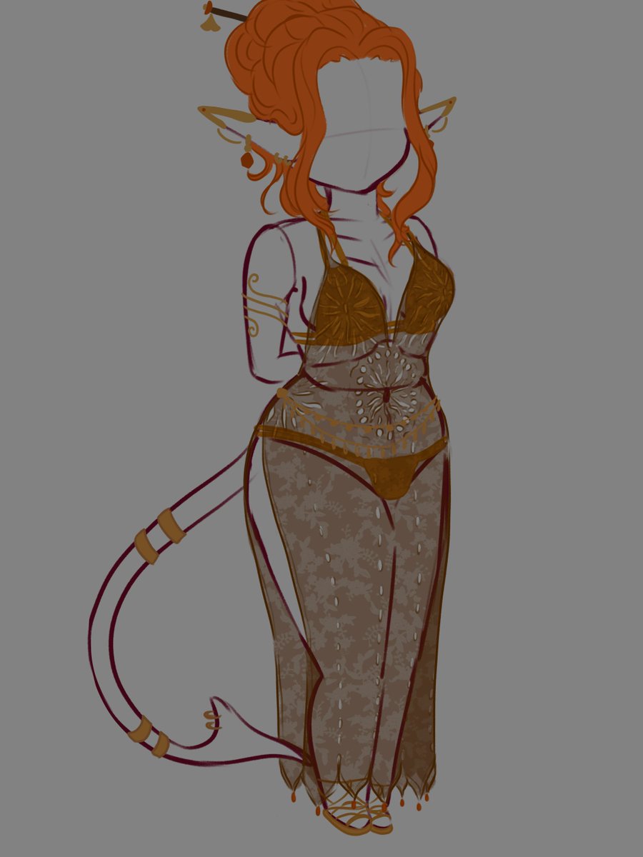 Julihya_'s tweet photo. @OWLWhiter Je me suis enfin bougée le... Hum.  Juste un petit croquis vite fait :3 https://t.co/1tG8ShPpc4