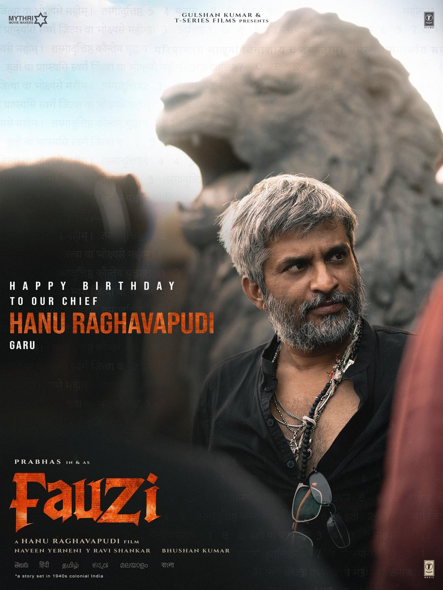 GetsCinema's tweet photo. #Fauzi - Expectations Increasing With Every Update - #Prabhas and HanuRaghav is Cooking. https://t.co/wwOnJsPPEF