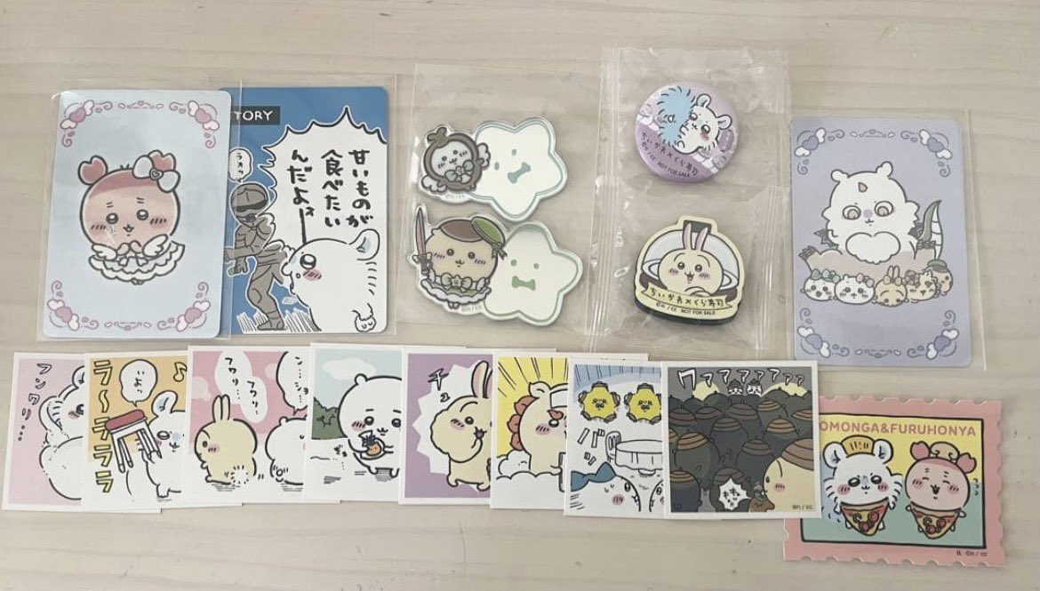 hachiware_unda's tweet photo. ちいかわ 交換 まじかるちいかわ くら寿司 

トレカ 譲 古本屋 あの子 求ハチワレ （当方2：1可）
ミラー 譲 ちいかぶ、くりまんじゅう 求ハチワレ 〃
ステッカー 譲画像 求ハチワレ 
その他買取

郵送交換希望です お気軽にお声かけ頂けますと嬉しいです
#ちいかわ交換 #ちいかわ https://t.co/PVD4IhAU4M