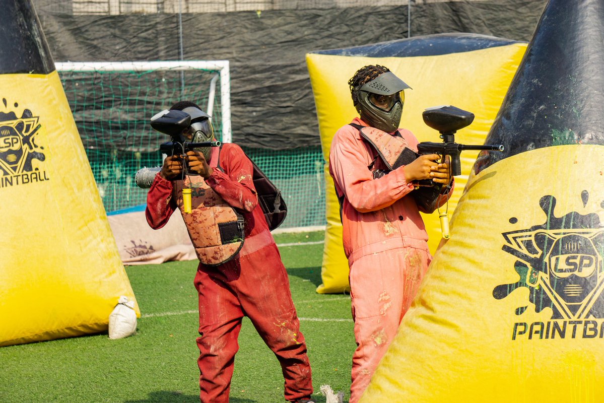 LSP_NG's tweet photo. Friends outside, rivals on the field. 
Gear up, lock in and let the Paintball battle begin.

Located in the heart of Lekki, Playground by LSP is your destination for fitness, recreation, and fun.

📍39 Kusenla Road
Ikate Elegushi, Lekki
📞08140000208

Join Us for exciting games https://t.co/l5ZupTuFYf