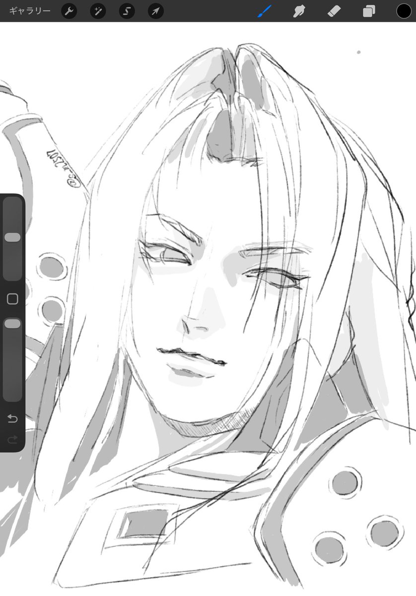 s_m2507's tweet photo. プロクリ買いました〜
初描きはセフィロス https://t.co/SBKyE2I7Dq