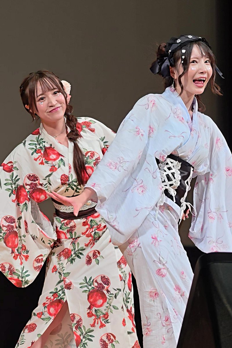 kaznono2's tweet photo. 「きゅぴっと！ほほえみっ」
今日は、お二人と話が出来て楽しい時間を過ごせました😃❤️
すずか夏祭り
2026/08/15(土)
#白川ゆな
#西ひより https://t.co/GpPHS7p7no