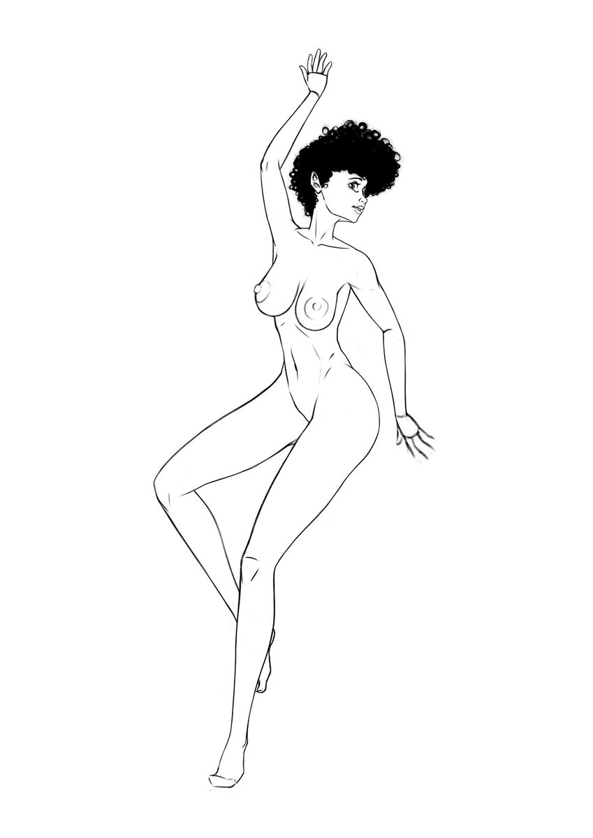 Saddnesspony's tweet photo. A late-night pin-up—it's missing a lot of things, but it turned out pretty well. It had been a while since I did a pin-up, so I'm off to sleep now. Bye. https://t.co/YF2TuF8nAr