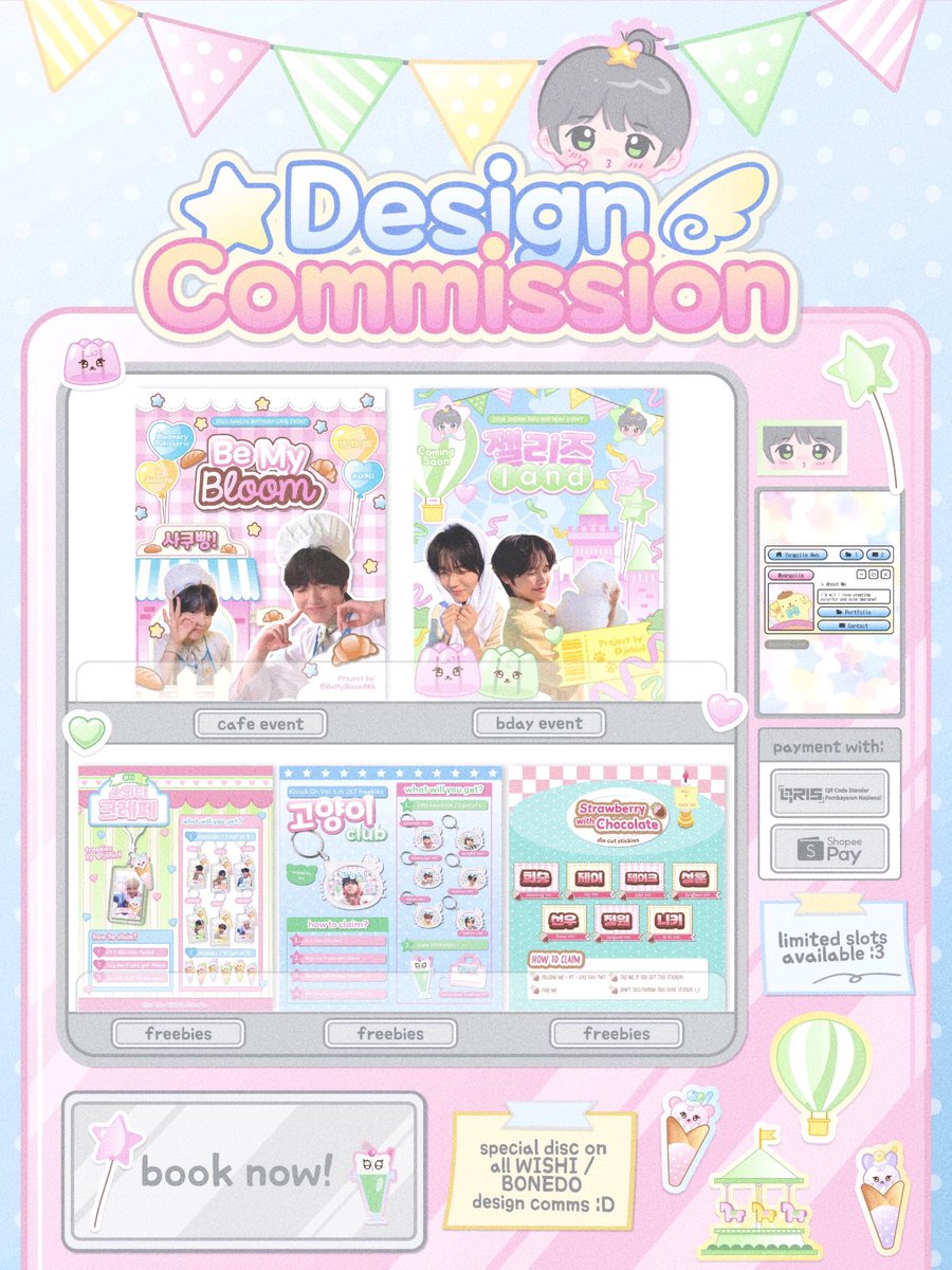 jehicil's tweet photo. [🔁 &amp; 🩷 are appreciated]

@jehicil/@yangcils open for design commission! ( •̯́ ₃ •̯̀) august slot

— available for freebies/personal/photoframe event :3 pls visit my portfolio below &amp; dm me if you’re interest

🔗 https://t.co/w67VcP3cEY
#designcommission #kpopdesign #bealanja https://t.co/v2MgjojuJf