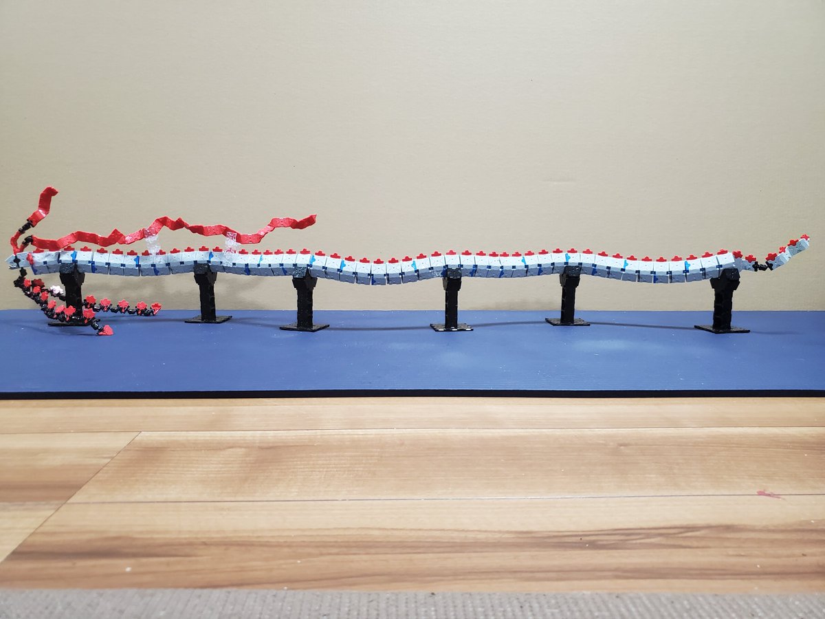 favorite_PIDL's tweet photo. ニックネーム：TOMATO
タイトル：リュウグウノツカイ
年齢：10歳
特徴である長い体とヒレにこだわり、泳いでる姿を表現しました

#べネックスLaQ作品コンテスト2026
@LaQbl https://t.co/dg2uuOSxVq
