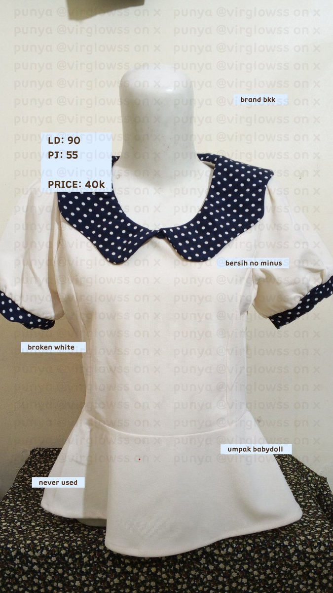 clothverst's tweet photo. ada juga polka versi blousenya ya, cocok banget buat acara formal/non formal https://t.co/QIJho4m2Ql