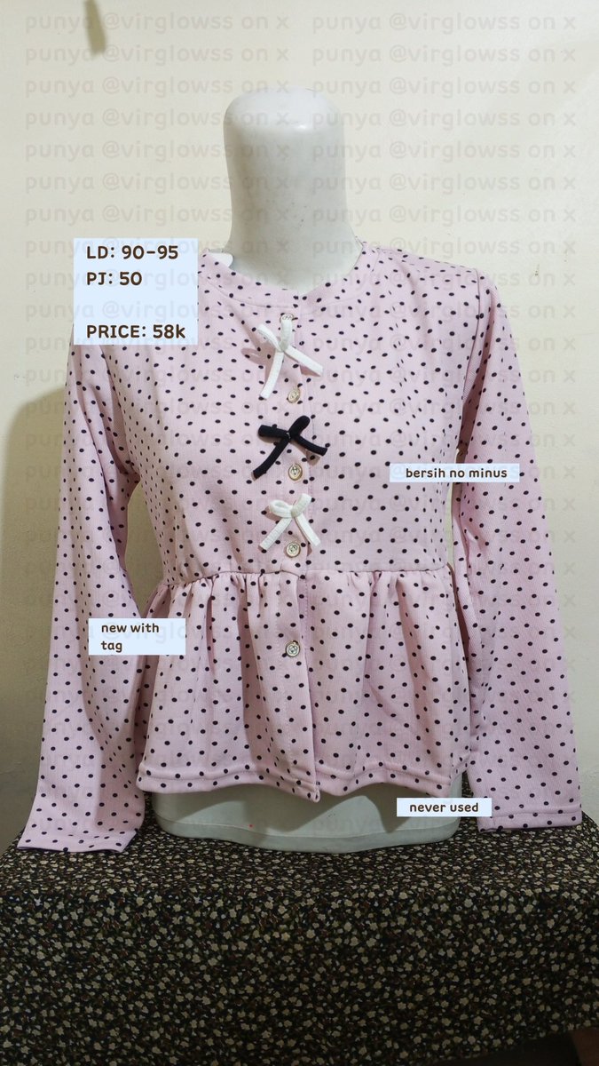 clothverst's tweet photo. ada juga polka versi blousenya ya, cocok banget buat acara formal/non formal https://t.co/QIJho4m2Ql
