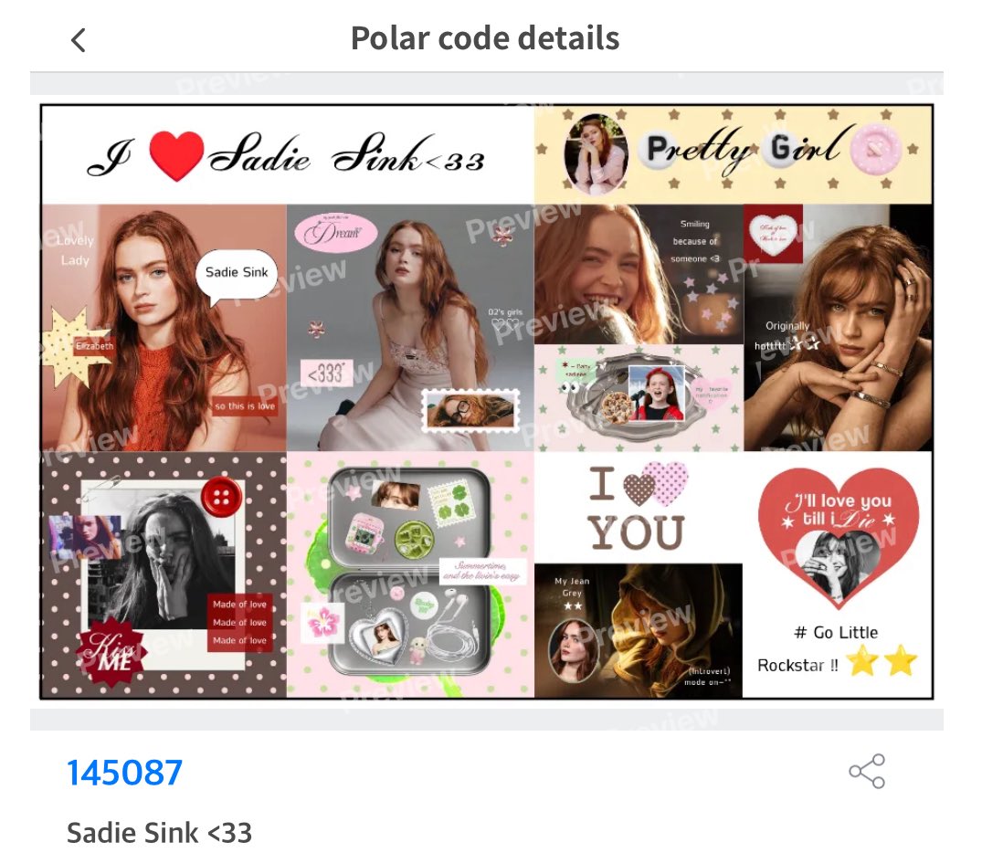 _sweetsparkles0's tweet photo. — • giveaway @ moshimoshi sticker 

⊹ by @ _sweetsparkles0 𓂂 ˳ׄ  
( pls kindly / rt before use )👀♥️

code 💌 : 145087

— Sadie Sink (JG) from #SpiderManBrandNewDay 

✴︎ personal use only !!

ใคร print แล้วแวะมาอวดกันได้น้า ⭐️⭐️

#moshimoshi #artworksparkles0 https://t.co/x28lcxuonV
