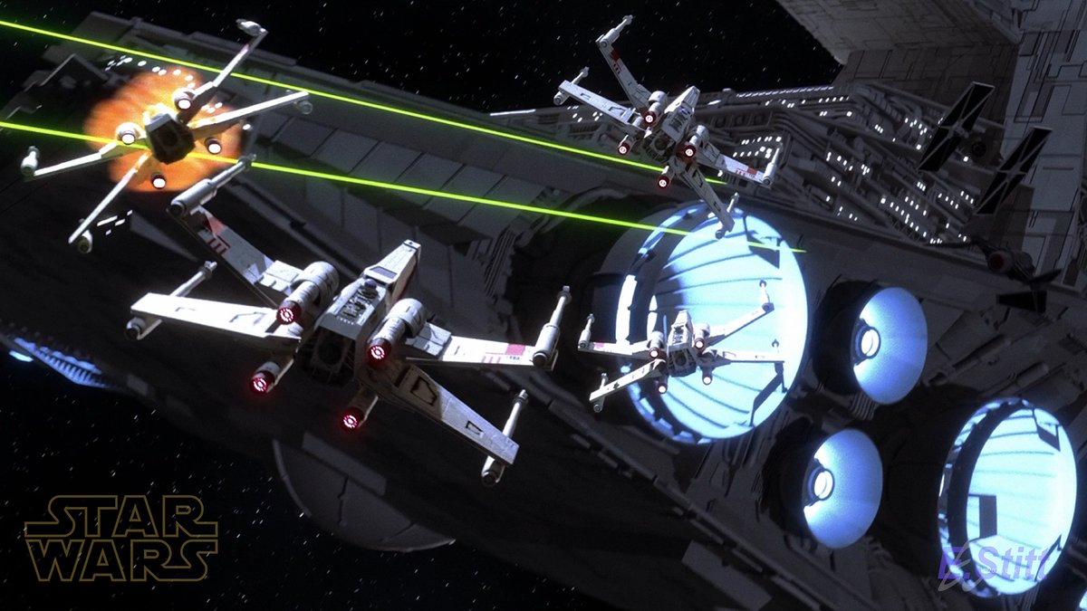 Erik_Stitt_Art's tweet photo. Free screen grab wallpaper downloads from my latest animation available on my Patreon.
Enjoy!
Erik
Patreon: https://t.co/UE07m1rBnU
#starwars #fanart #starwarfan #freewallpaper #blender3d #noai #davinciresolve #sciencefiction https://t.co/IZMWooHTrt