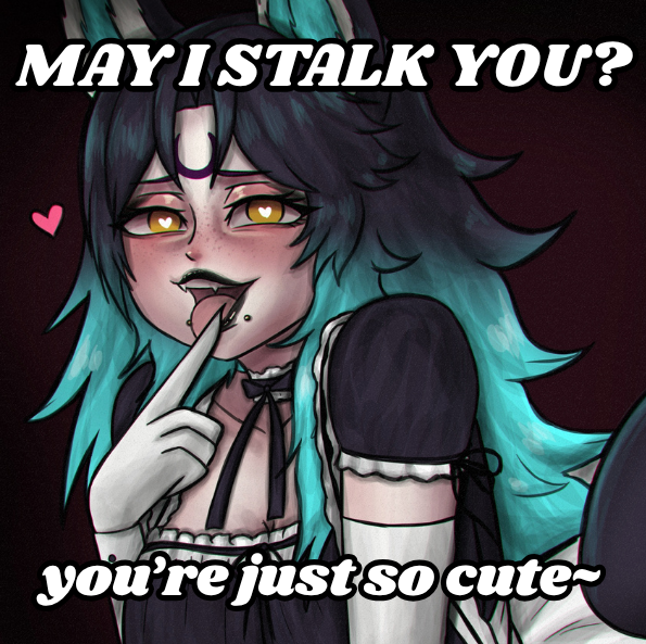 SharkpupSereana's tweet photo. ๋ ๋࣭ ⭑☽ Would you allow me the honor~? ☾ ๋࣭ ⭑

You're just so cute, I could just eat you up~ 💜 https://t.co/7dX3WqgOgM