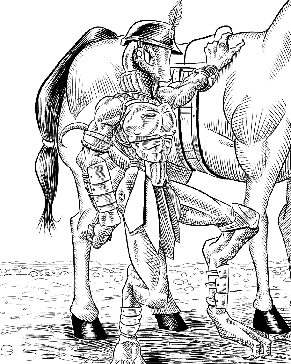 PbBancb0's tweet photo. #furryartㅤㅤㅤ 
Armor that shows off buttcheeks is peak design actually https://t.co/BG4bBzzzib