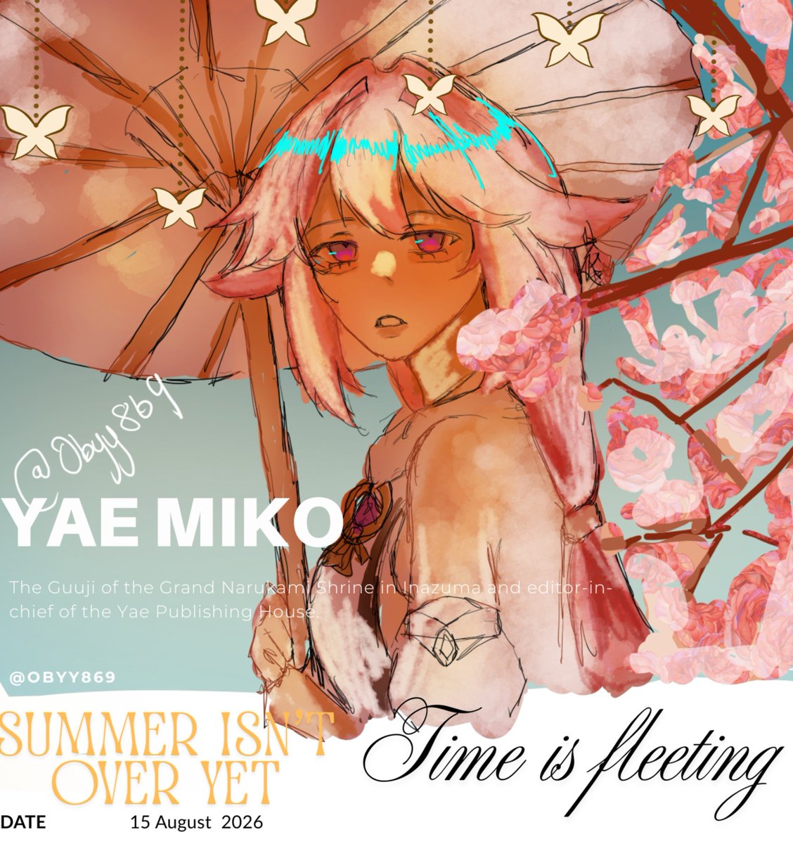 PearsonN20020's tweet photo. Yae Miko https://t.co/gp4UYfmVsc