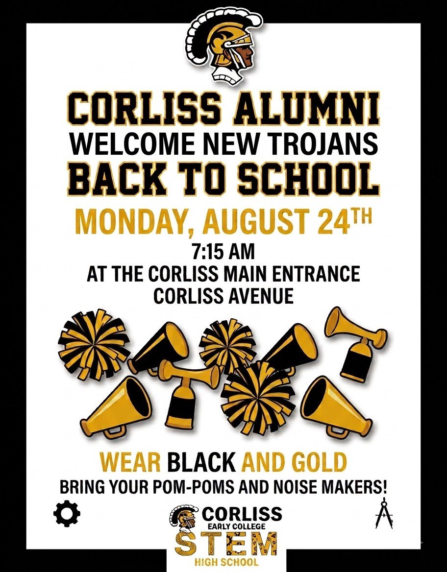 CHICAGORilla's tweet photo. Alumni and Community 

It's that time of year again 

If you have items to donate to our teachers please come out and help us set the tone for students to have an amazing school year!

We are Corliss 

We are E.L.I.T.E. 

In pursuit of excellence 

#Corliss #BackToSchool https://t.co/3yskgyplrj