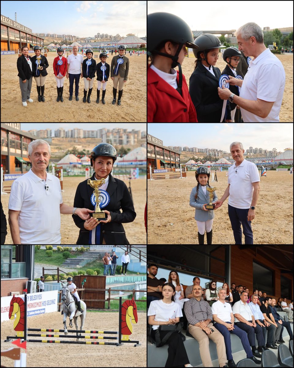 mtahmazoglu's tweet photo. Engel Atlama Binicilik Yarışmaları bugün başladı! 🐎

Sporcularımızın heyecan dolu mücadelesini hemşehrilerimizle birlikte tribünlerden izledik.

Dereceye giren sporcularımızı tebrik ediyor, yarın da devam edecek yarışmalarımıza tüm hemşehrilerimizi davet ediyorum.

📍 Şahinbey Belediyesi Geleneksel Sporlar Merkezi

#Şahinbey #Gaziantep
