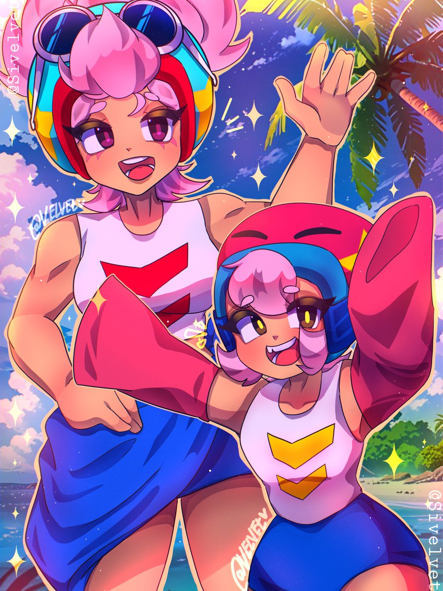 sivelvety's tweet photo. "✨Summer Splash!✨"
#Brawlstars #Brawlstarsart https://t.co/e41lrPAhWt