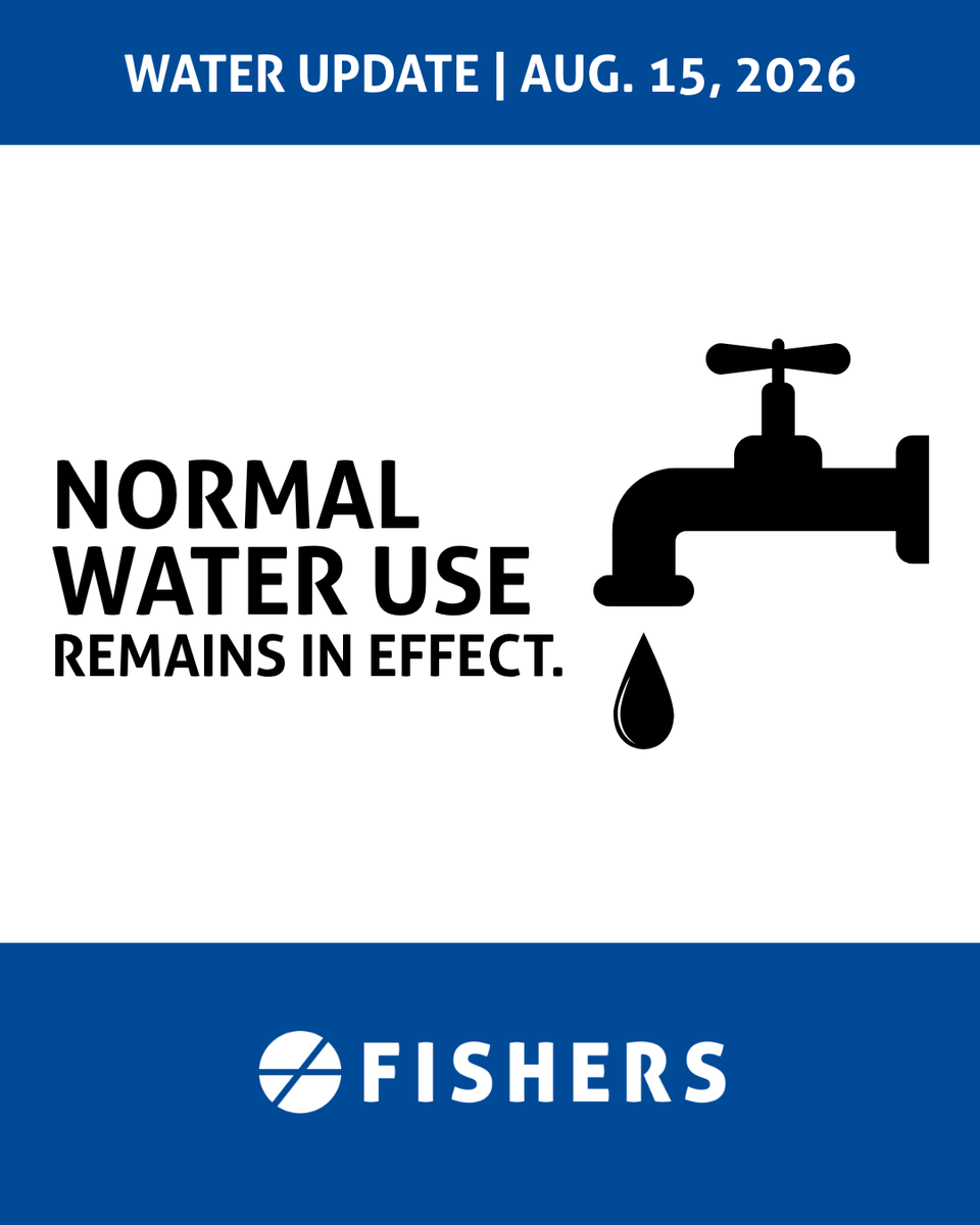 FishersIN's tweet photo. 💧 Water Update: At this time, there is no need to boil water or conserve water. Residents may continue normal water use.

Citizens Energy Group has reported that some customers may be experiencing water pressure issues and advises that it is expected to return to normal as conditions improve. For the latest outage information and updates, visit: https://t.co/ku5AFDpmGj
