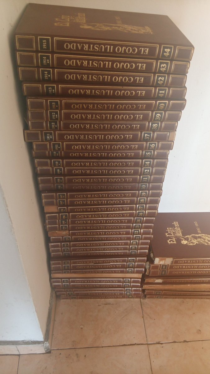 gustavojose18's tweet photo. En venta magnífica colección de la mejor revista venezolana: "el cojo ilustrado" 

Presentación de 44 tomos, solo faltan el 5,9,25

Estado de las hojas impecables, detalles en los lomos, es de pasta dura y grande

Hagan RT por favor para llegar mas lejos https://t.co/NYtblH83kL