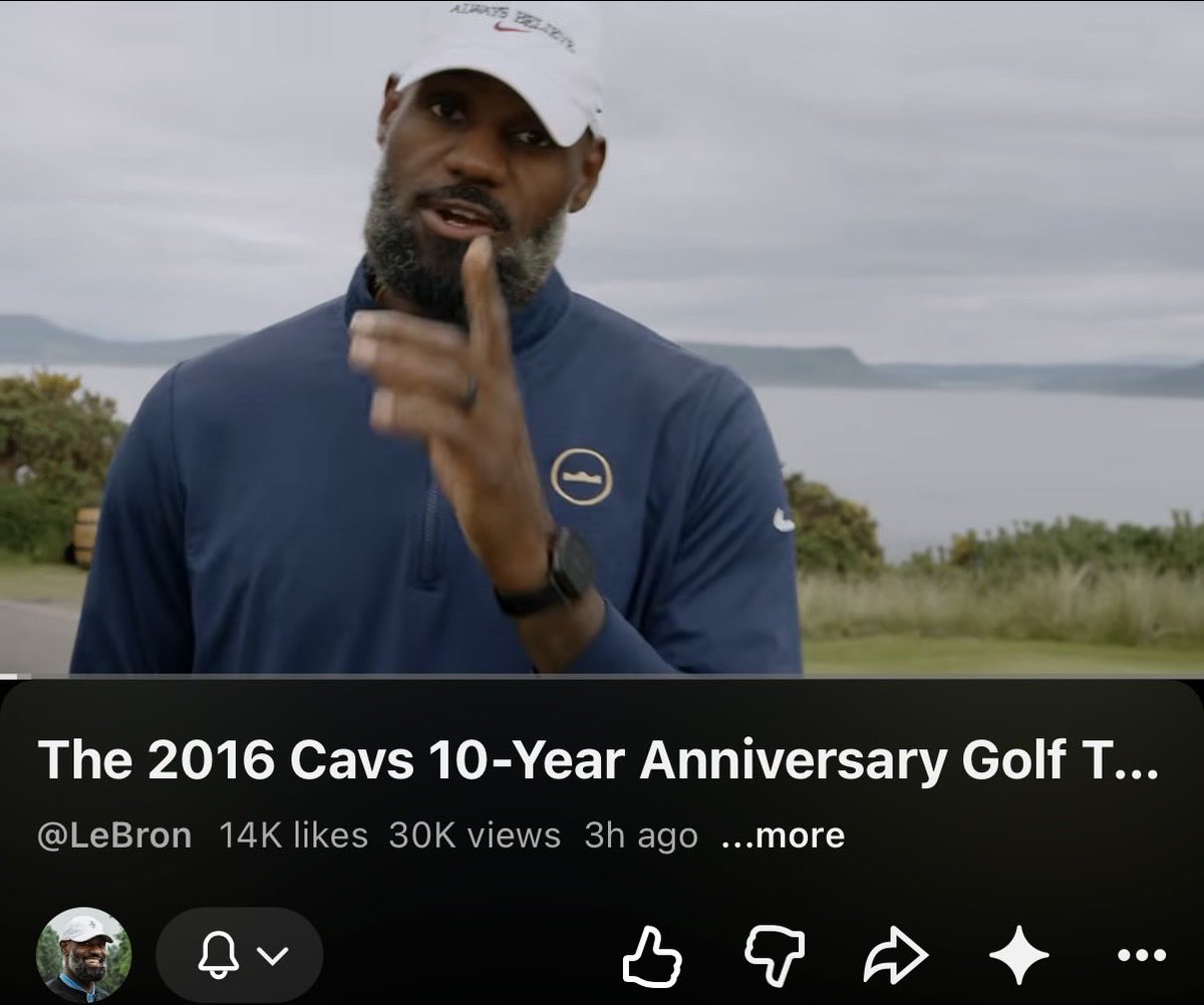 Bakes9892's tweet photo. Yep
Bron officially taking over YouTube Golf
Good for him https://t.co/SULzdojEUS