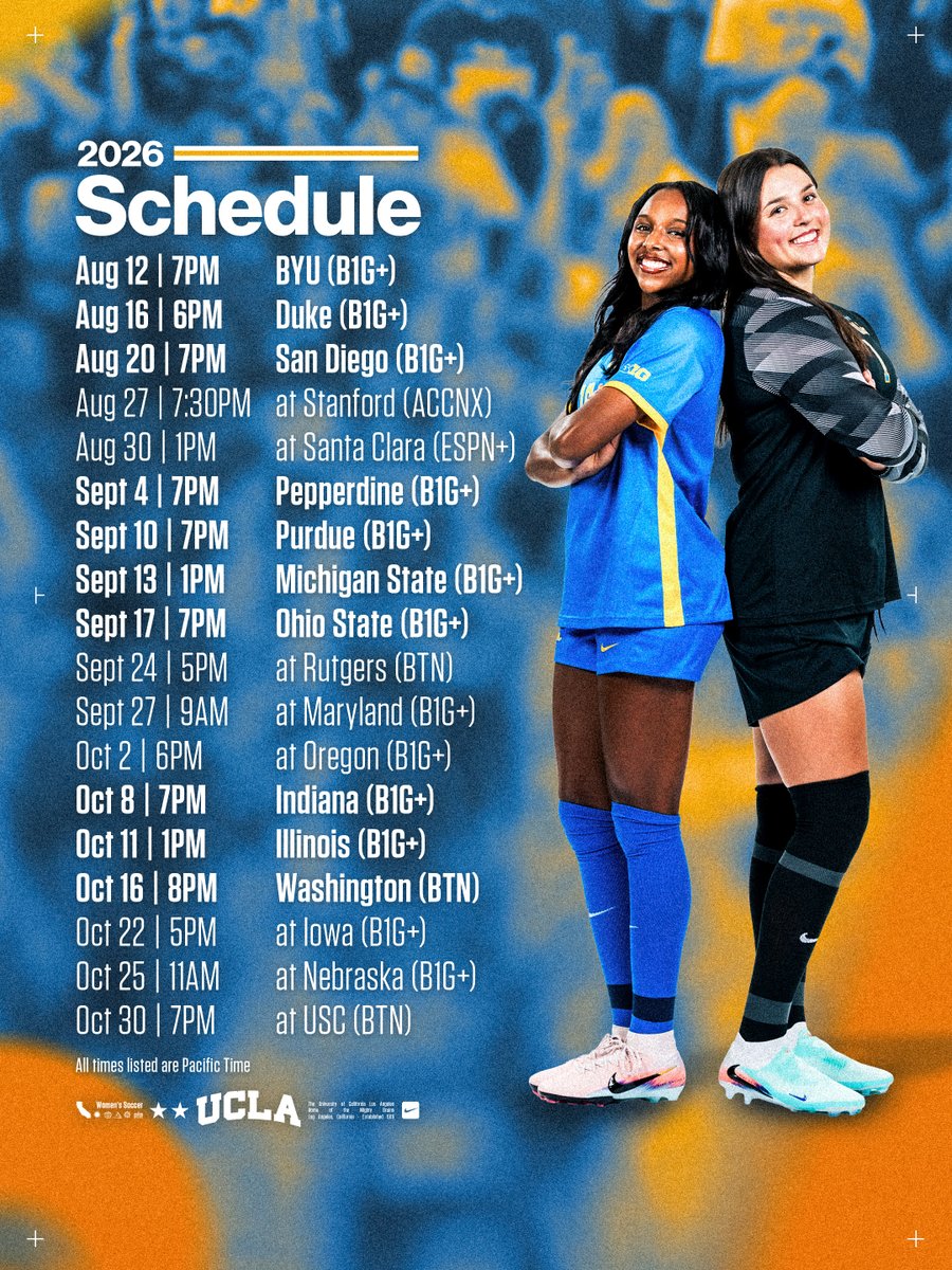 2026 UCLA women's soccer schedule