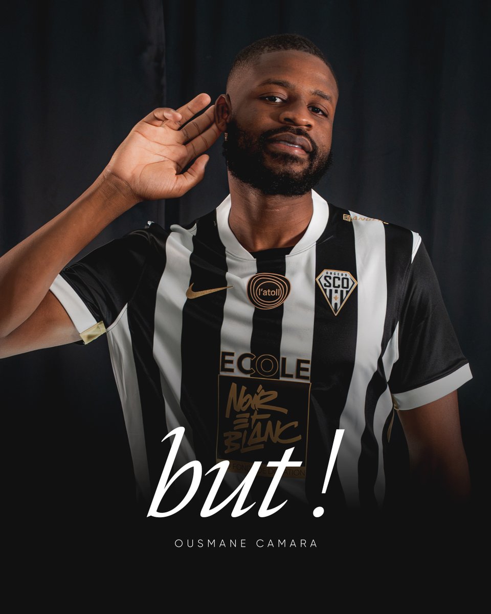 AngersSCO's tweet photo. ⏱️82’ BUTTTT

Ousmane Camara met les Noir&amp;Blanc devant au tableau d'affichage d'une tête puissante !!!!

#SCOPFC | 3️⃣-2️⃣ https://t.co/VRurHoa35M