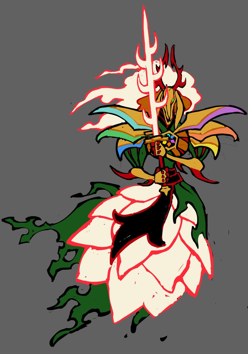 Carpetcat1's tweet photo. More finalized design for Nightmare Vow Flowery (or idk Alpha Flowery. TR!Omega Flowery. Whatever)

#Deltarune #Thornrune #fanart https://t.co/uyhOcq5pxV