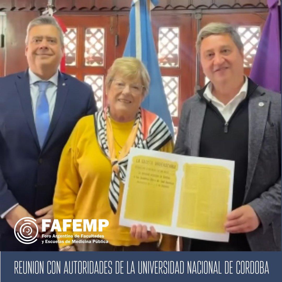 FafempM's tweet photo. Con los mismos objetivos e importantes resultados @adrianalasinose reunió con la Decana de Ciencias Médicas Dra. @mh.fiol
Ver en https://t.co/wqf9KYgm6u https://t.co/mj0B8EHxNd