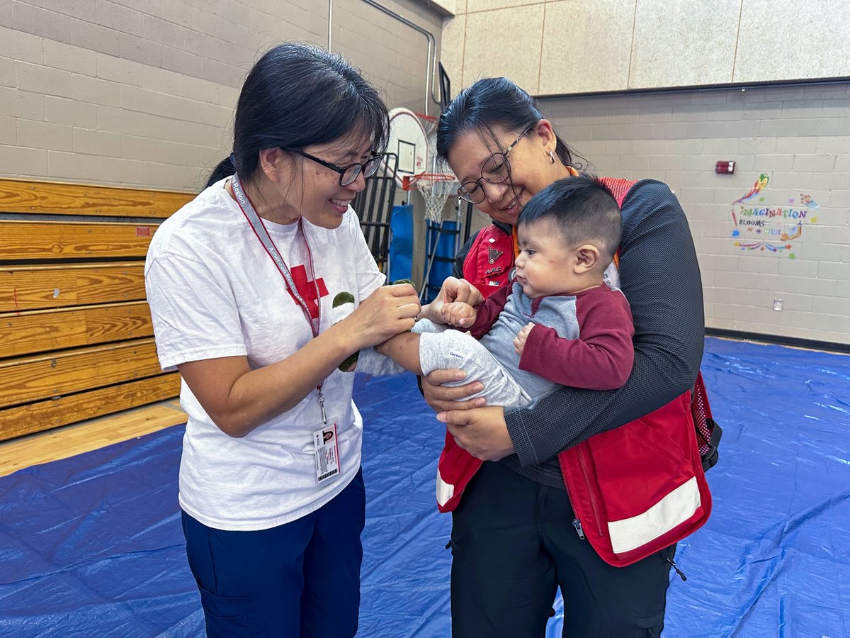 RedCrossLA's tweet photo. ❤️ A Red Cross shelter is more than four walls.

After the Boyle Heights warehouse fire, volunteers provided displaced residents with shelter, meals, health resources, transportation assistance, and connections to recovery support.

#RedCrossLA #DisasterResponse https://t.co/e68Mf1XCw7