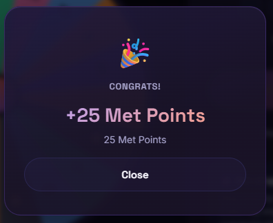 nxbanoffee's tweet photo. And today, @Meteora_PH is giving us another way to earn points! 👀

Tried the Spin the Wheel — 5 spins, points on all! Got 5 points 4x, then hit 25 points on the last spin.

Getting closer to redeeming some MET PH rewards!

@met_lparmy @MeteoraAG https://t.co/C1KLA9jfGs