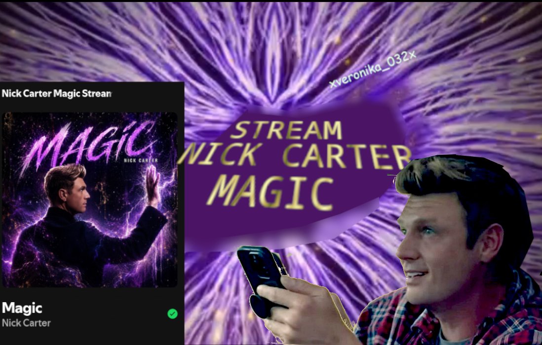 Veronika_031's tweet photo. Can't stop listening to Magic. Love this song so much 🔥❤️ @nickcarter @BSBFangirls   #NickCarterMagic #NickCarter #JustLikeMagicStreaming https://t.co/l8Fzv5zksN