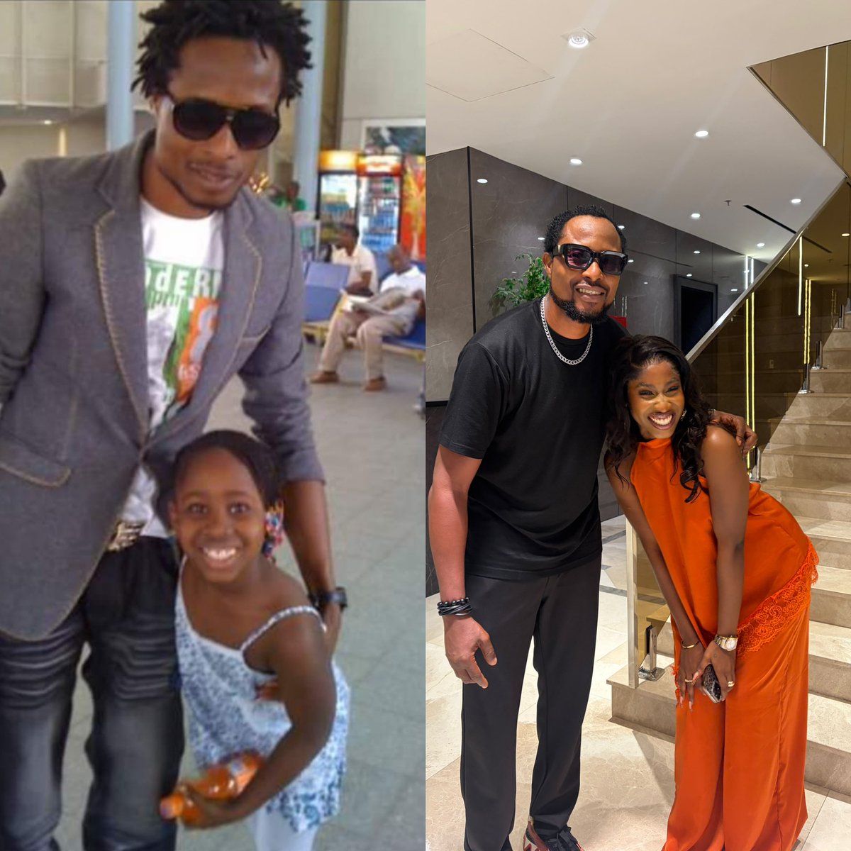 iamfisayo_'s tweet photo. I ran into Faze yesterday and we recreated this picture of us from around 20 years ago😆… https://t.co/LQZs7gyGsS