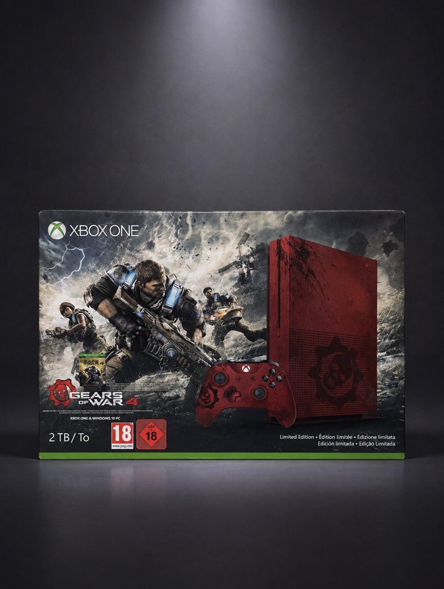 27_msb's tweet photo. Xbox One S Gears of War 4 Limited Edition
Featuring a striking Crimson Omen red design, battle-weathered details, and the iconic Gears of War aesthetic.
#Xbox #XboxOneS #GearsOfWar #GearsOfWar4 #XboxGaming https://t.co/ozBurimp6q