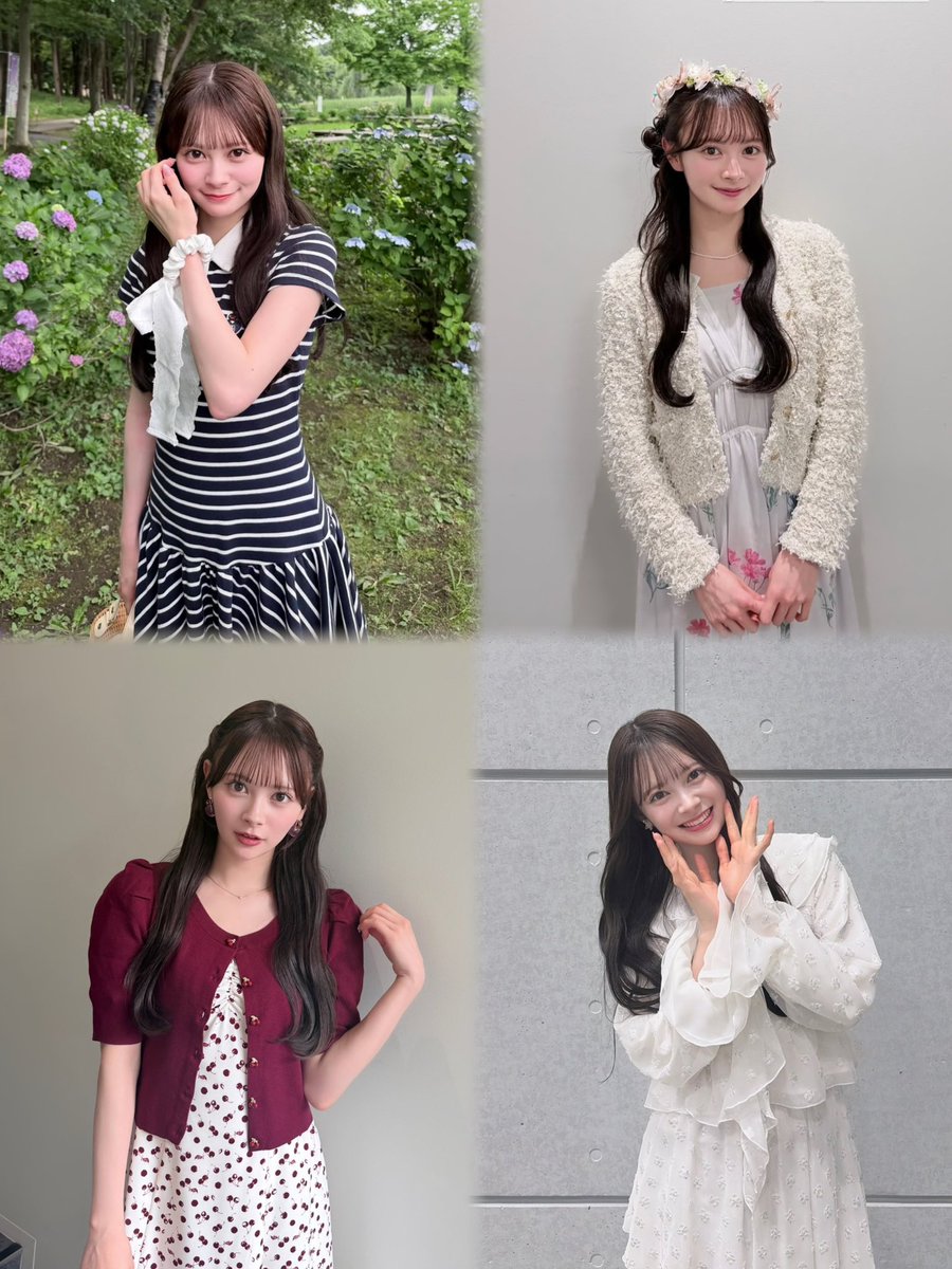 CaZ1j's tweet photo. 伊藤百花ちゃんsnidelたくさん着てくれるから大人可愛いフェミニンコーデ参考になる( ᴖ ̫ᴖ ) https://t.co/CQWi63Plzq