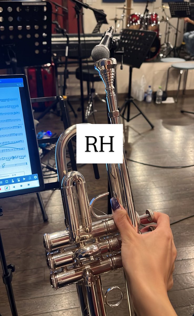 yyk___0917's tweet photo. リハしてます🎺 https://t.co/ysAubzJbqK