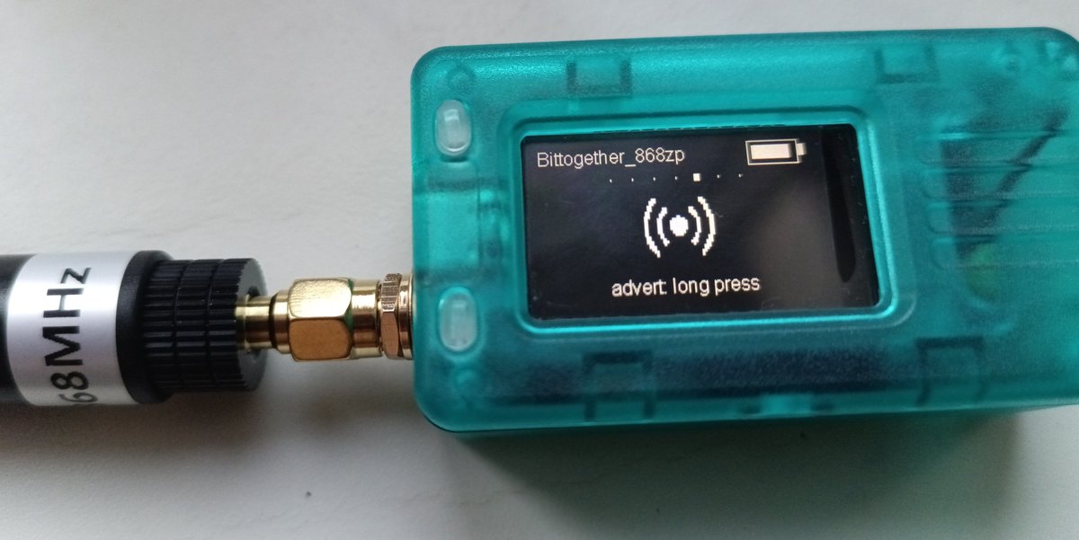 BittogetherC's tweet photo. MeshCore, https://t.co/T5xZNcUAWq. #bitcoin #meshcore #bittogether #lora #868Mhz https://t.co/Dhu8J0VeTN