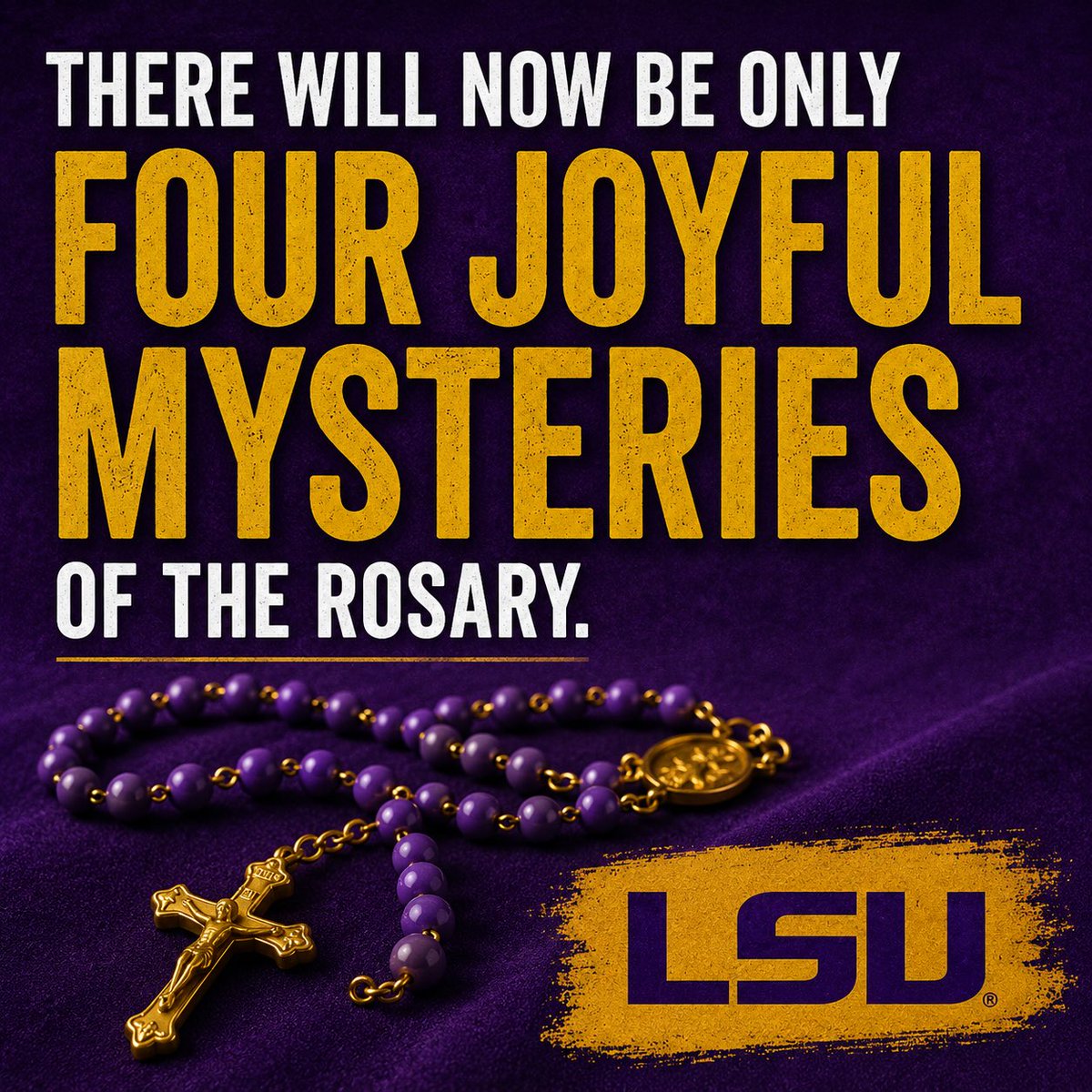 PadreHooch's tweet photo. IMPORTANT PARISH ANNOUNCEMENT

Until this whole No. 5 situation gets worked out, we’ve been advised to take the necessary precautions.

Thank you for your patience, generosity &amp; cooperation during this difficult time.

Geaux Tigers! 🐯💜💛
@MattMoscona @LSUfootball @Lane_Kiffin https://t.co/sDfKwT31fC